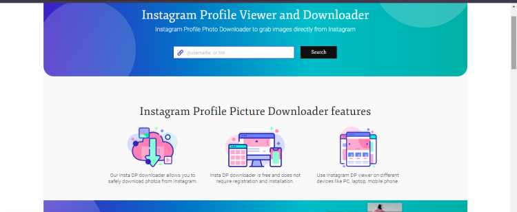 Instagram Profile Viewer and Downloader